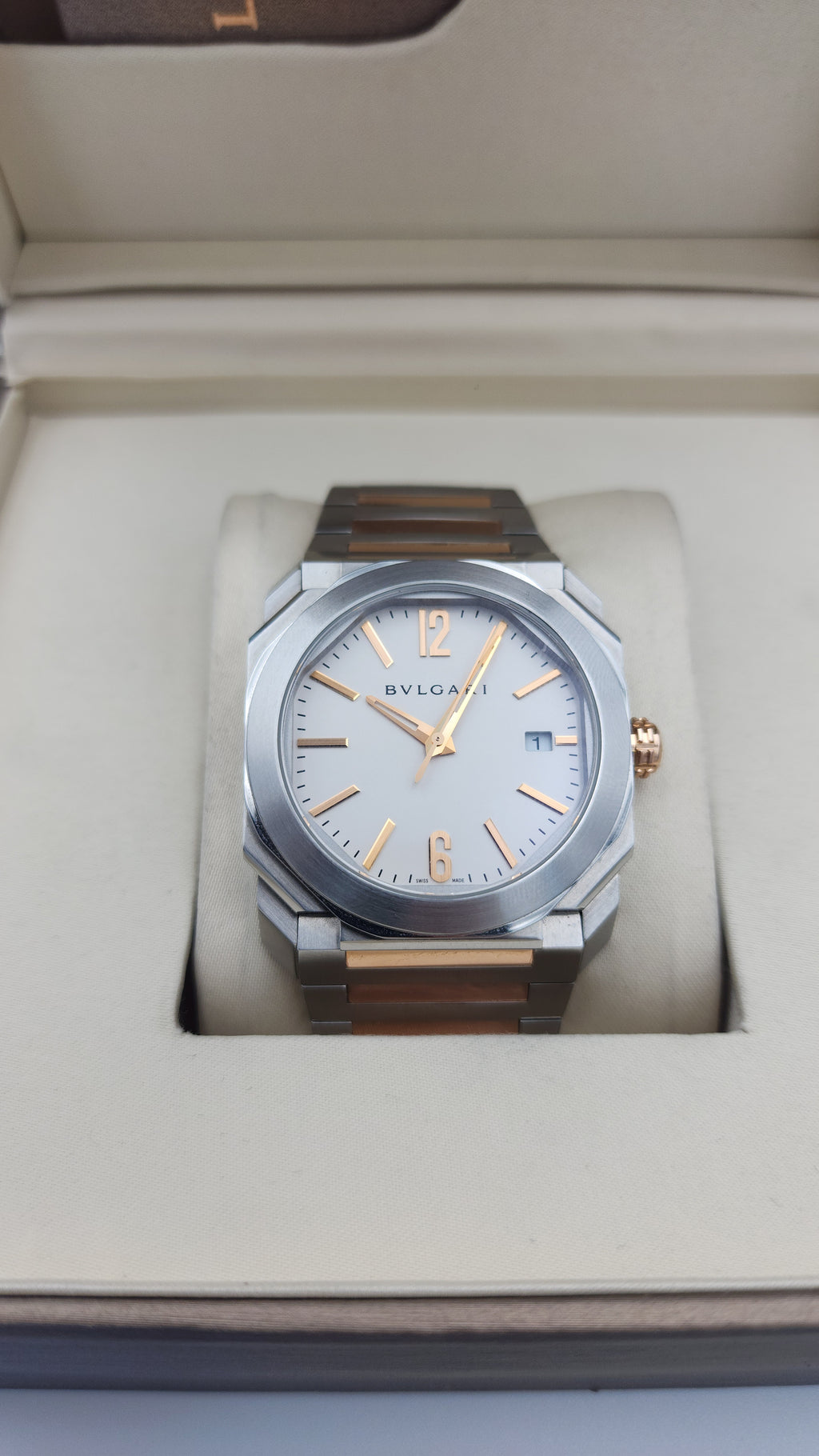 Bulgari Octo Solotempo Stainless 38 mm Full Set 2019