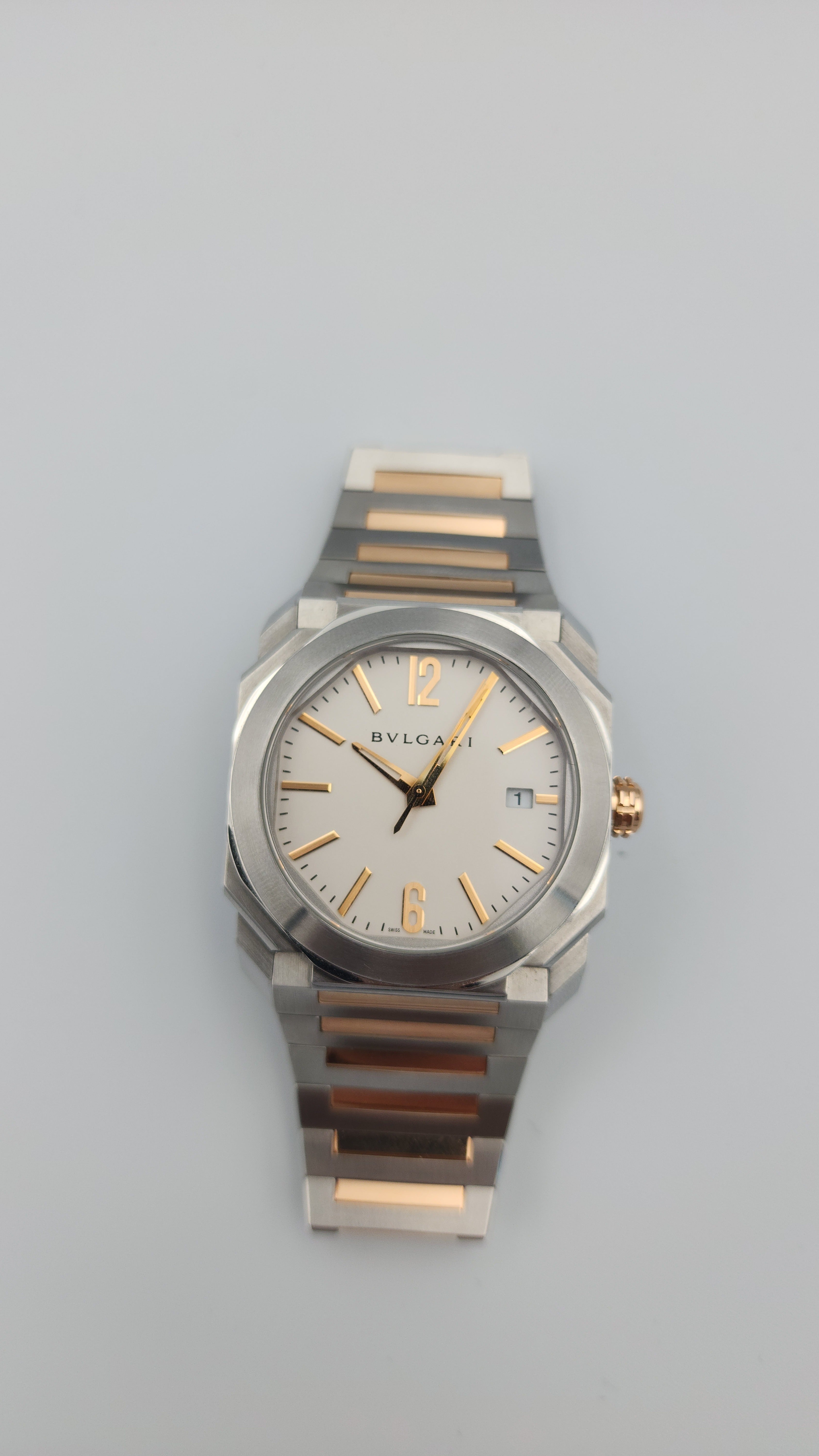 Bulgari Octo Solotempo Stainless 38 mm Full Set 2019