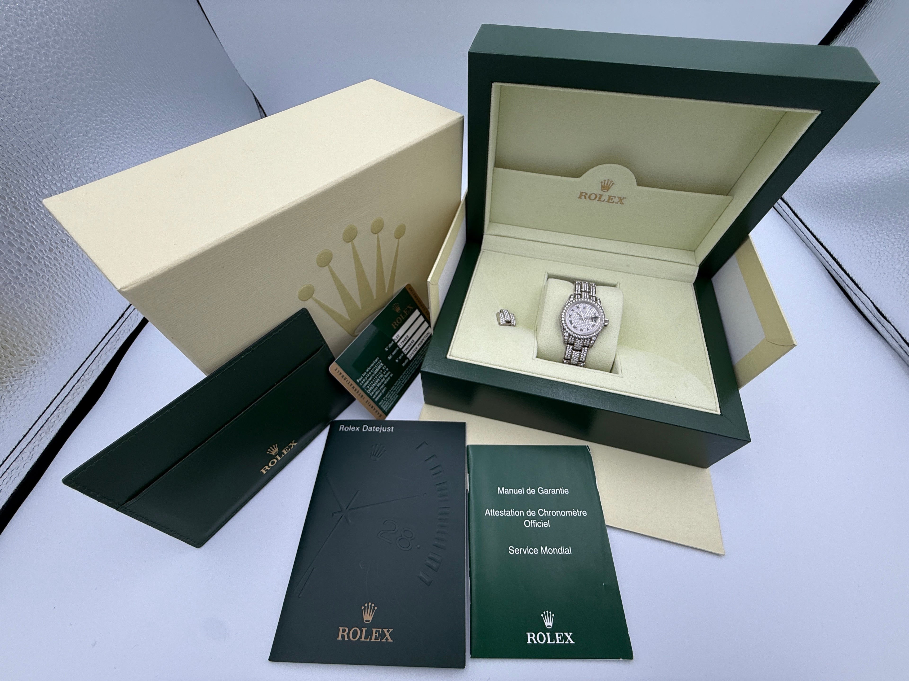 Rolex Lady-Datejust 18k White Gold Case