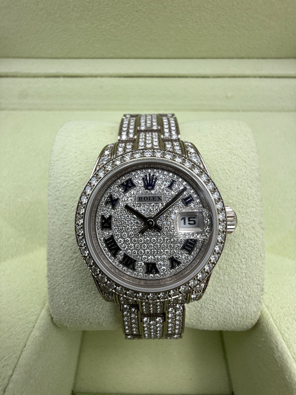 Rolex Lady-Datejust 18k White Gold Case