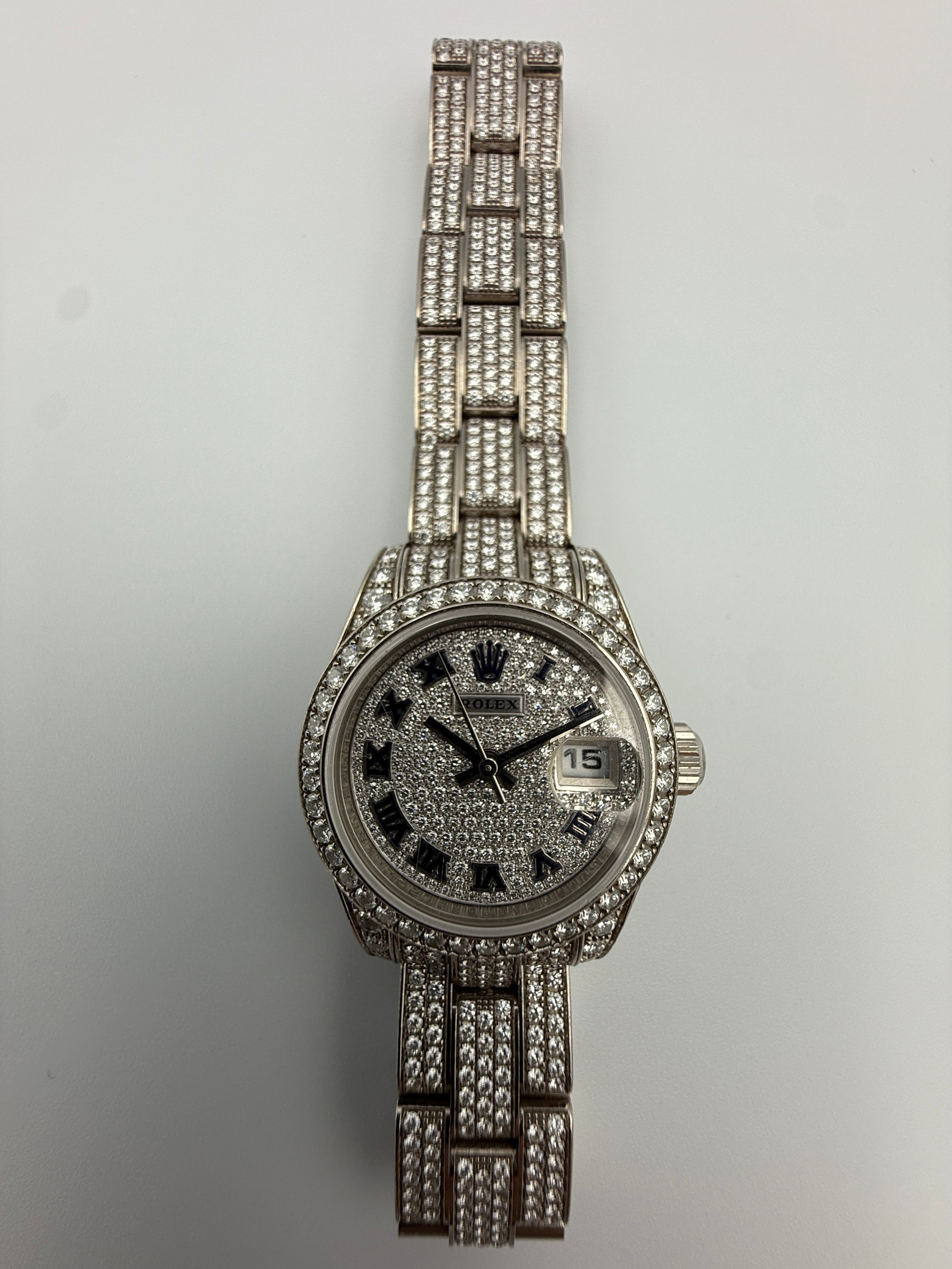 Rolex Lady-Datejust 18k White Gold Case