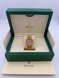 Rolex Day-Date 36 18k Yellow Gold Mother Of Pearl Dial Full Set