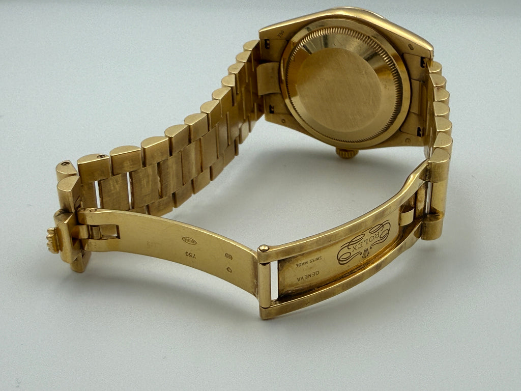 Rolex Day-Date 36 18k Yellow Gold Mother Of Pearl Dial Full Set
