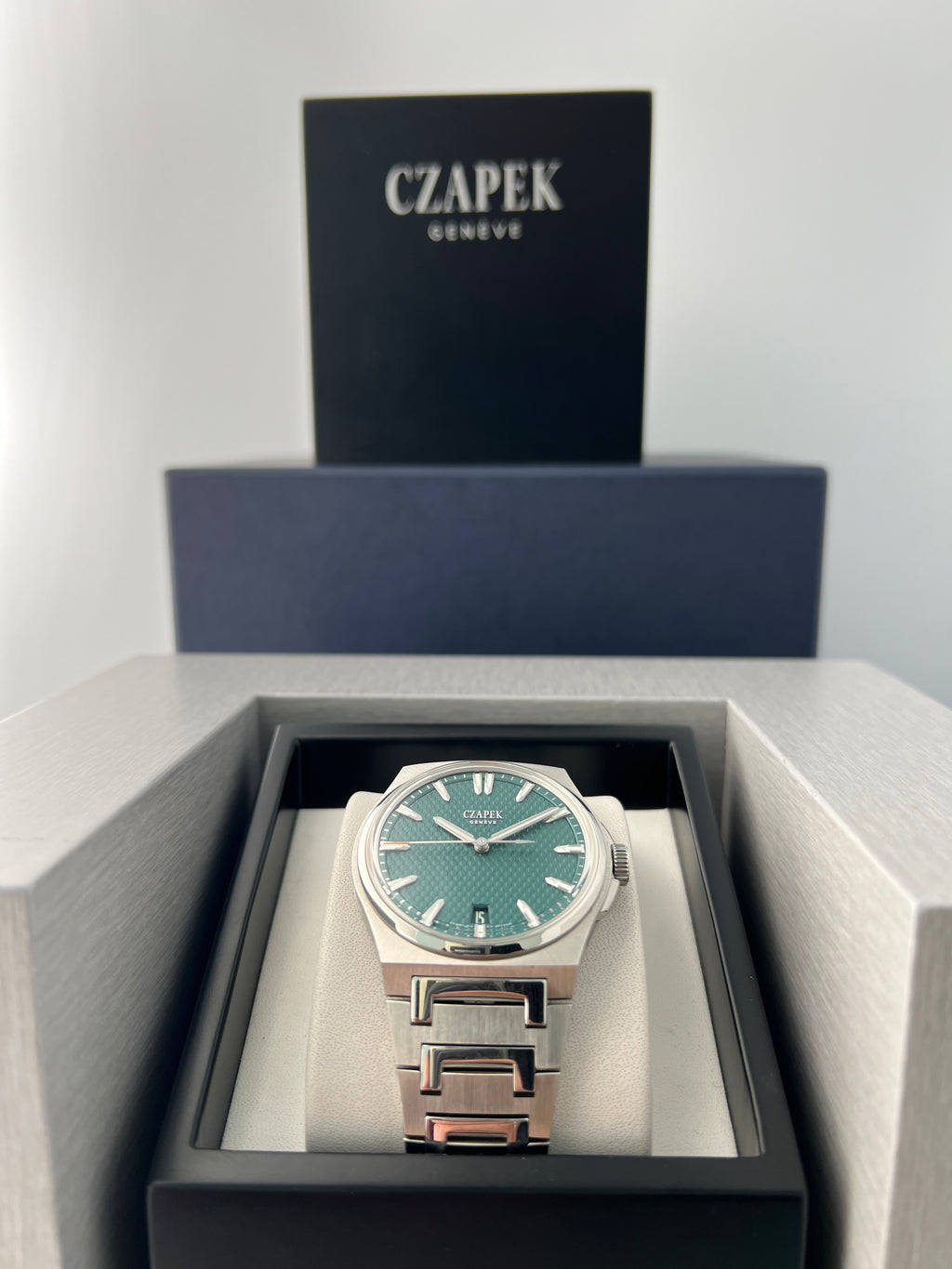 Czapek Antarctique Passage De Drake Viridian Green Fratello